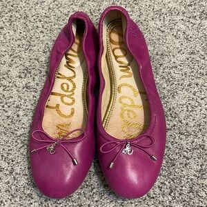 Fuchsia Felicia Ballet Flats - Size 9 Medium